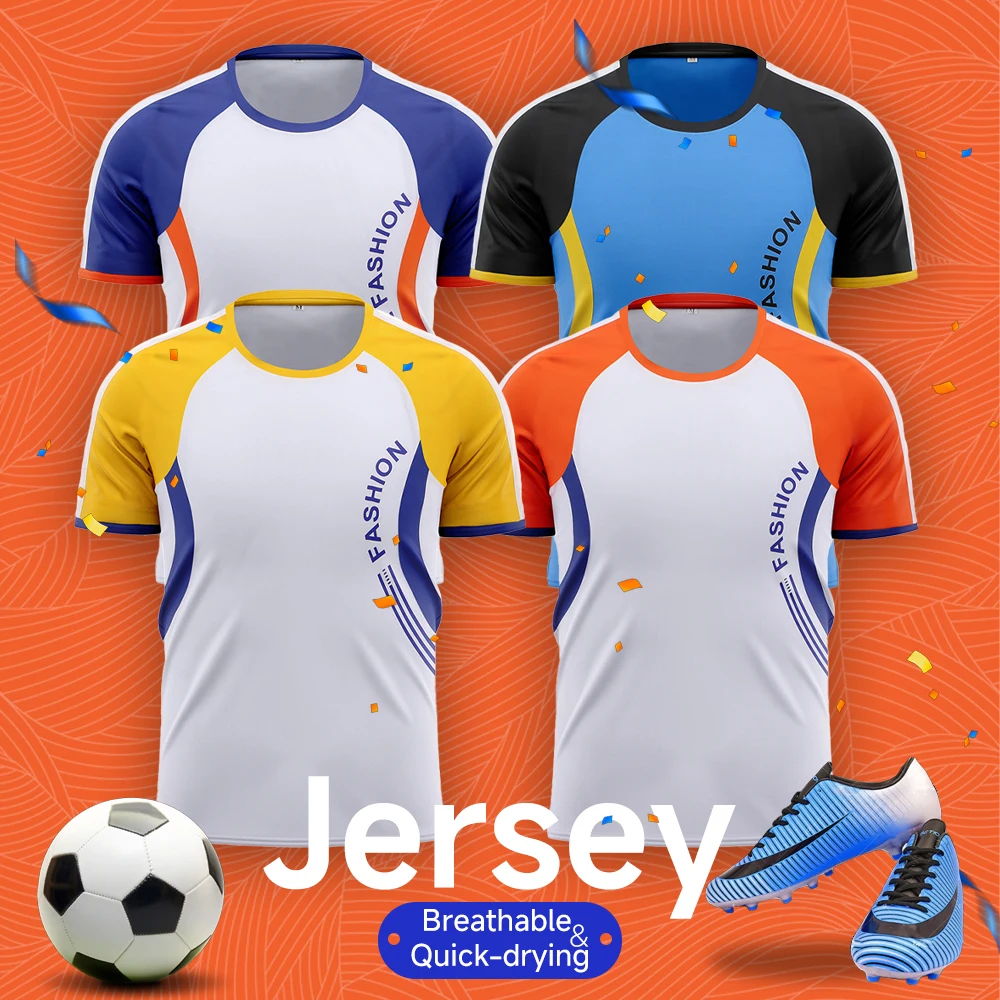 

Adult Men's Breathable Quick-Dry Summer Printed Custom Name Football Jersey (2025/26 Season)