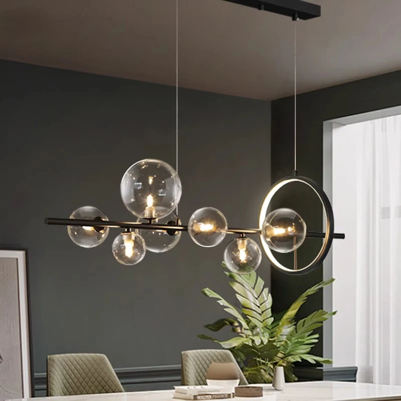 Modern LED Chandeliers para Home Decor, Luzes penduradas, Sala de estar, Sala de jantar, Iluminação interior