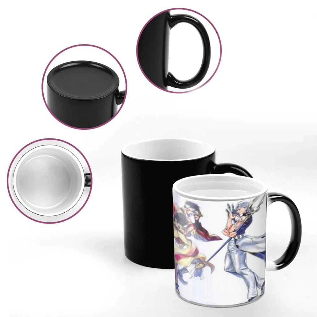 Record of Ragnarok Anime Friends Birthday Gifts Color Changing Magic Ceramic Creative Coffee Mugs Tea Cups