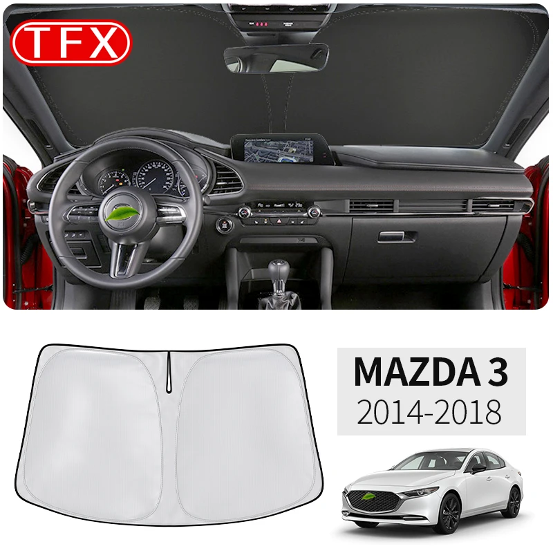 

For Mazda 3 Axela 2014-2018 Car Styling Nano-Insulat Windshield Sunshade Front Window Sun Shade Visor Auto Interior Accessories