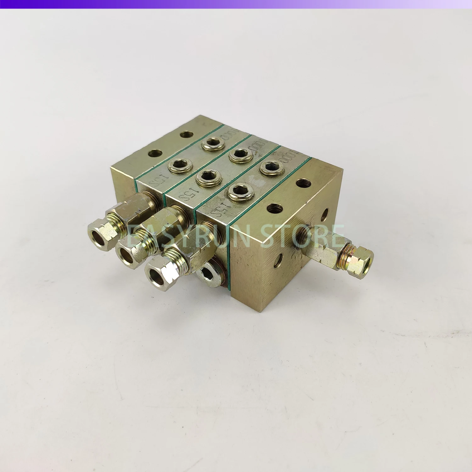 N1000 Series 6 Outlets 250bar Grease Lubrication Distribution Divide Valve For Central Lubrication System