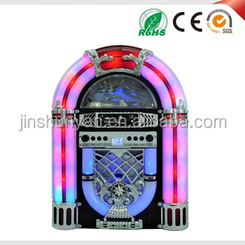 Mini BT Portable Jukebox CD MP3 Player AUX Retro Radio