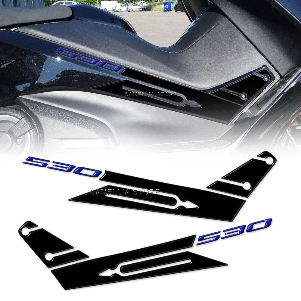 

Motorcycle Sticker Set - New 3D Epoxy Resin Waterproof Motorcycle Side Protection Stickers for YAMAHA T max 2017-2019