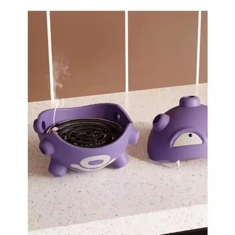 Koffing بوكيمون Weezing البعوض لفائف صينية أنيمي Gastly داخلي حامل البخور الروائح لطيف شخصية سطح المكتب الديكور #4