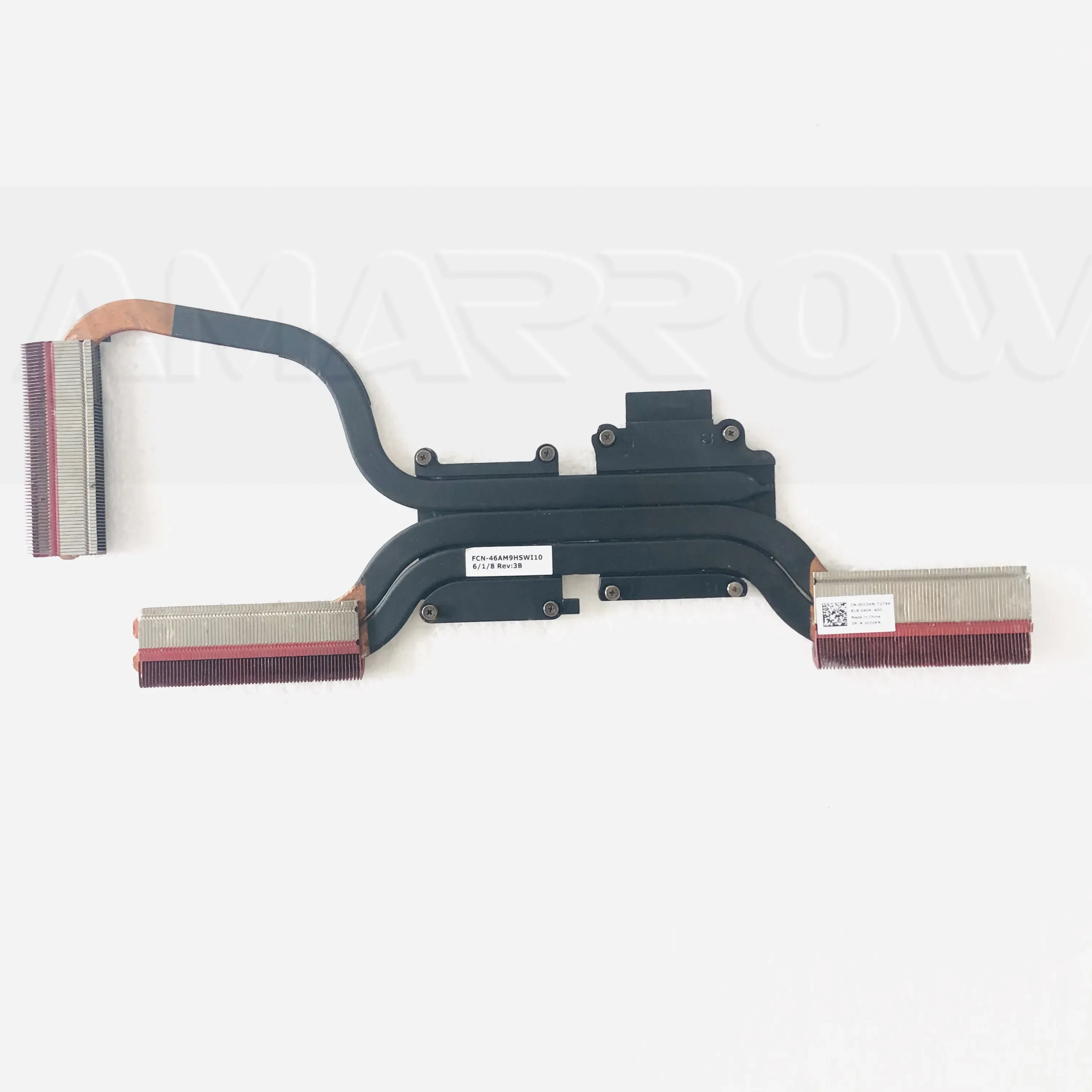 Imagem -02 - Ventilador de Refrigeração Original do Dissipador de Calor do Laptop para Dell 7557 7559 7000 7577 0cc0kn Quarta e Sexta Geração Gtx960 Gtx1050