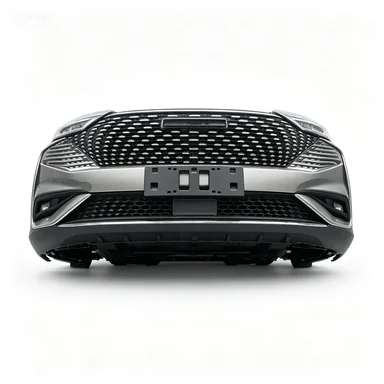 Hot Selling Auto Car Parts Body Kit Front Bumper Assembly With Grille Radiator Fan Headlight for Haval H6 Global Edition view 3