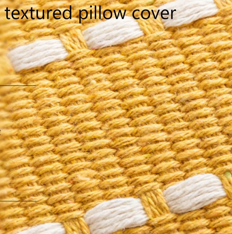 Inyahome Boho Cushion Cover Morocco Tufted Tassel Throw Pillow Covers Decorative Macrame Pillow Case Sofa Nordic Home Spring