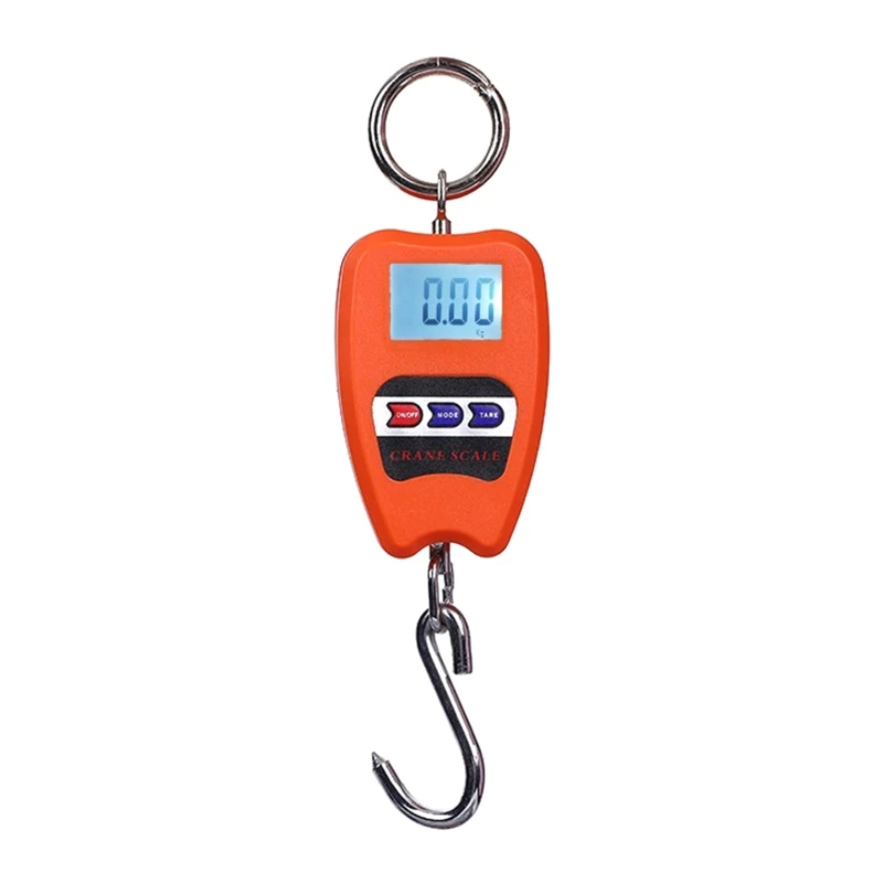 

200kg/441lb Digital Hanging Scale Handheld Mini Crane Scale with Hooks for Farm