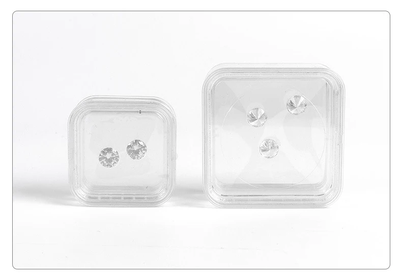 Gemstone Display Holder Case Membrane Bead Jewelry Box Elastic Film Chip Tooth Ring Pendant Loose Diamond Packaging Storage Box