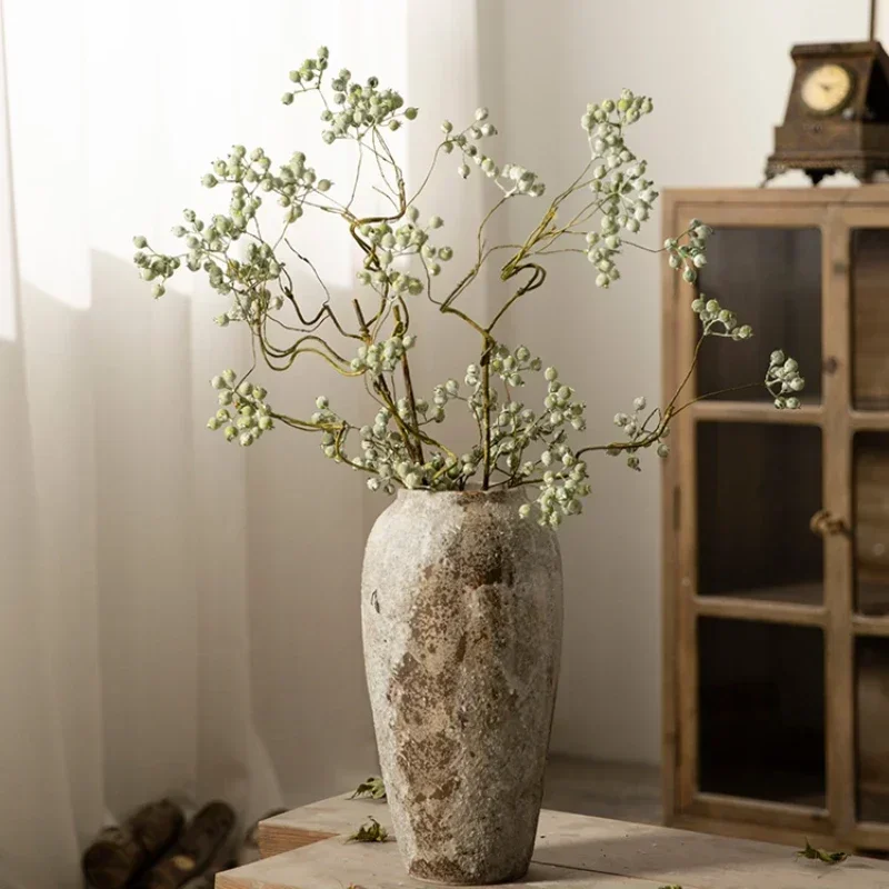 Nordic Chinese Ceramic Vase for Office Sturdy Construction Fine Craftsmanship Handcrafted Premium Quality Long Lasting