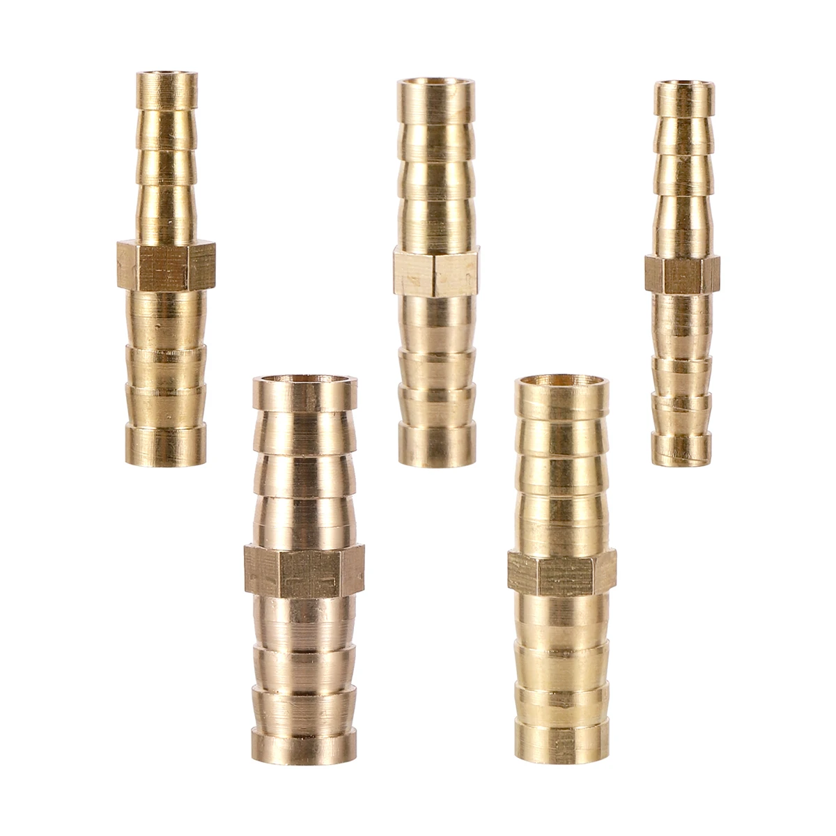 

6/8/10/12mm Barbed Brass Equal Diameter Connector 8mm To 6mm Straight Reducing Joint Home Aquarium Water Pipe Hose Accesories