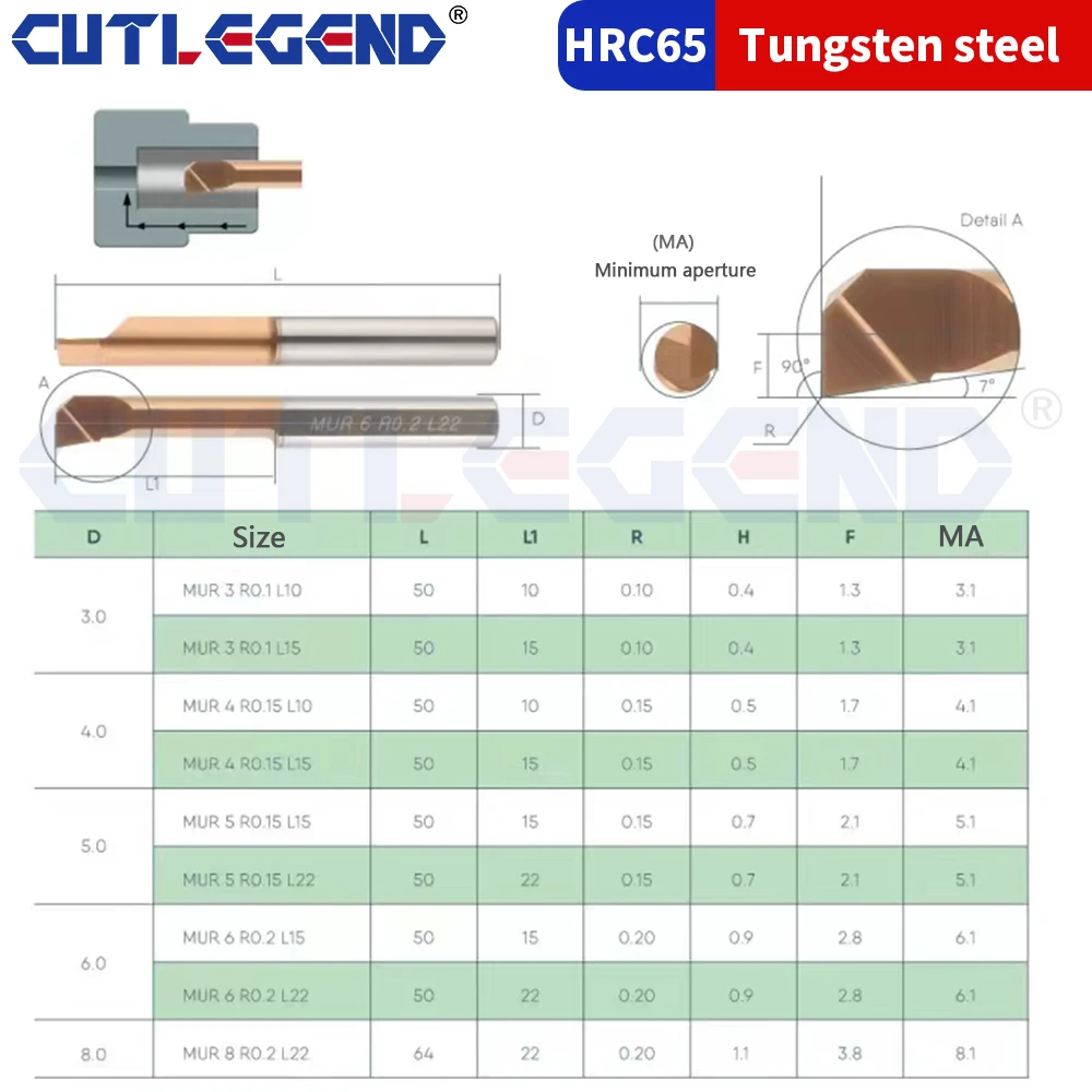 MUR SBUR Small bore boring tools MUR3 MUR4 MUR6 MUR8 integral tungsten carbide internal super seismic boring Bar For SHB bracket