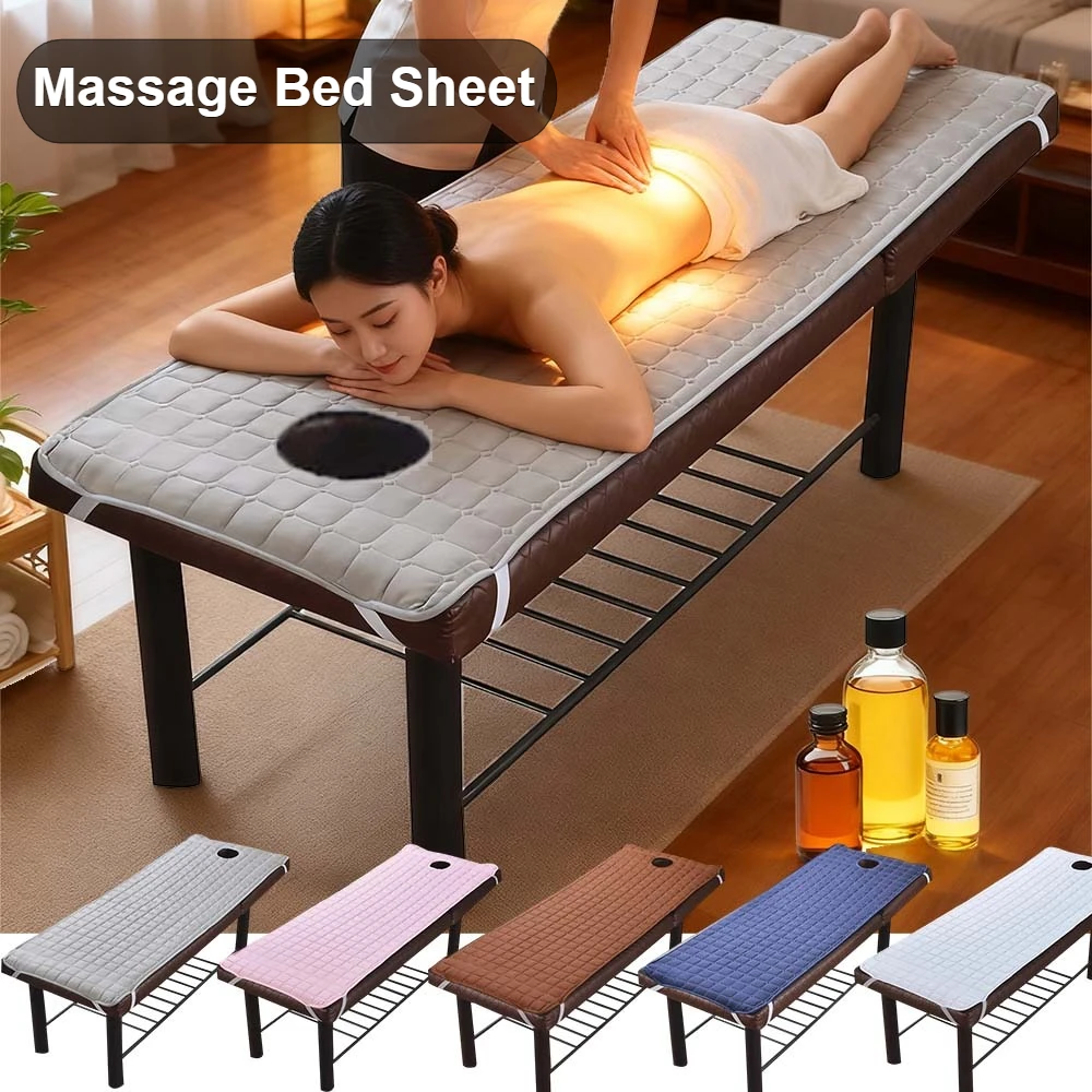 

Soft Non-Slip Beauty Mattress Soft Professional Massage Table Sheet Winter Spa Massage Bed Pad for Salon 침대패드 Sábanas Para Camas