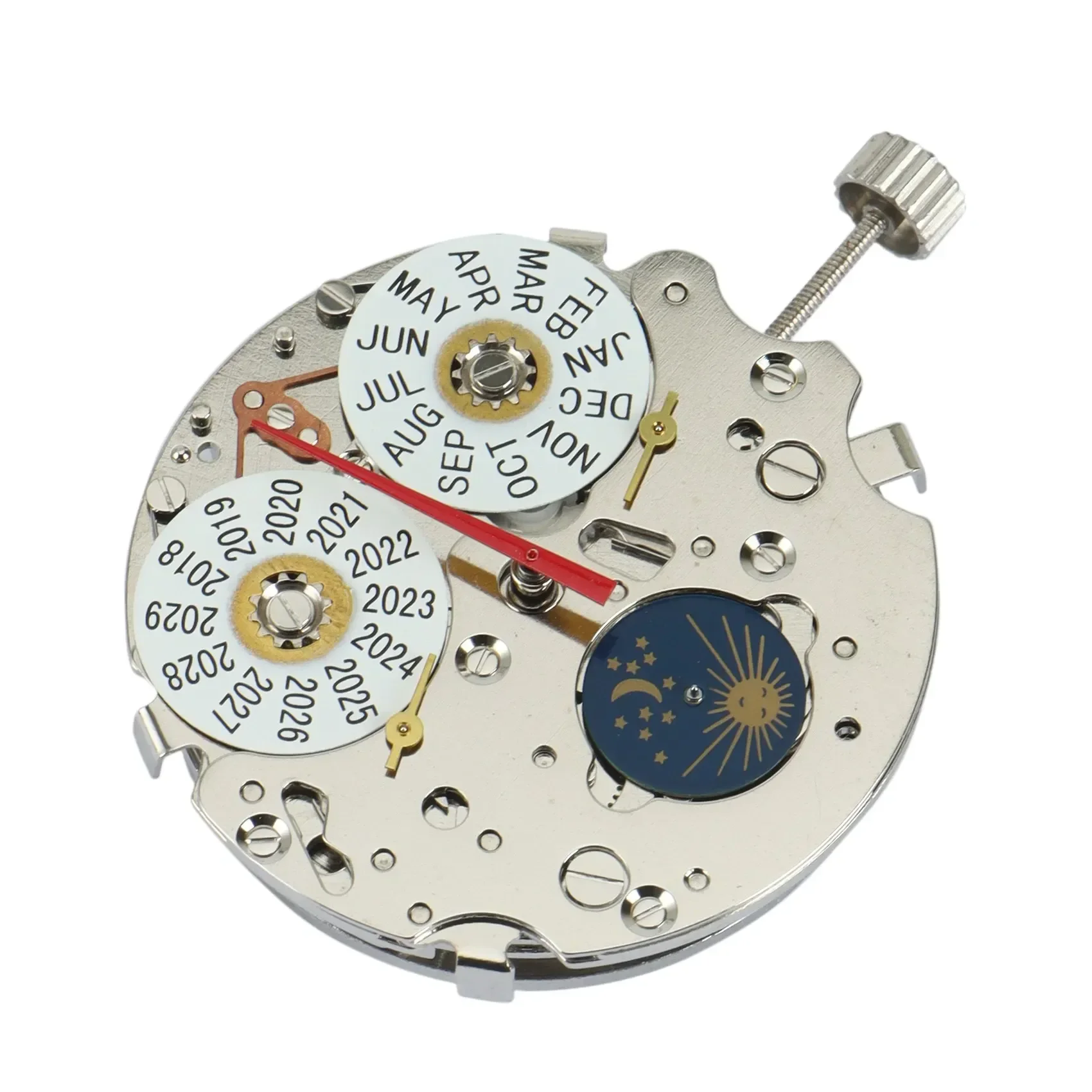 Multifunctional Moon Phase Day Date for Seagull ST1655 Automatic Mechanical Movement