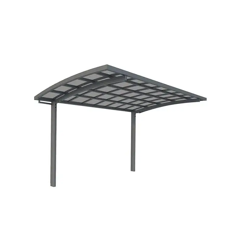 Moderner Aluminium-Carport, Maßgefertigter Parkplatzüberdachung, Regen- und Windfest, Sonnenschutz, Premium-Legierungsstruktur, Outdoor-Autoüberdachung