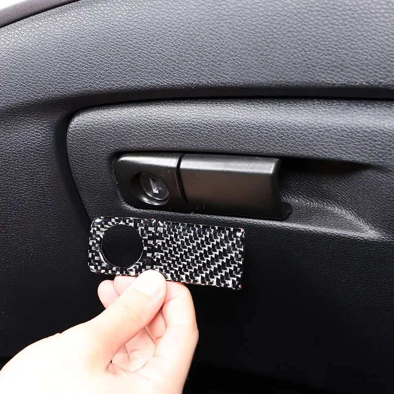 

For Honda Pilot For Honda Passport 2016-22 Soft Carbon Fiber Car Co-pilot Storage Box Switch Cover Trim Stickers Car Accessories