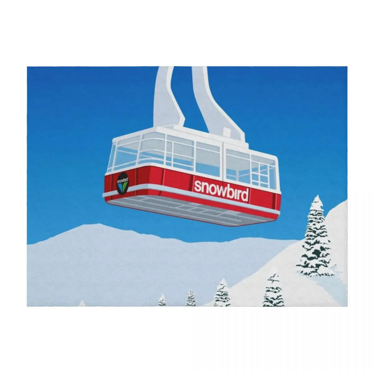 

Snowbird Ski Resort Throw Blanket Hairys Luxury Throw Comforter Decoratives Blankets