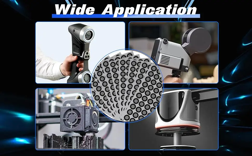 Creality 3mm / 6mm 3D-Scanmarker für 3D-Scanner, Präzise Tracking-Punkte, Referenzpunktmarker (3mm 840 Punkte/6mm 500 Punkte) – Detail 5