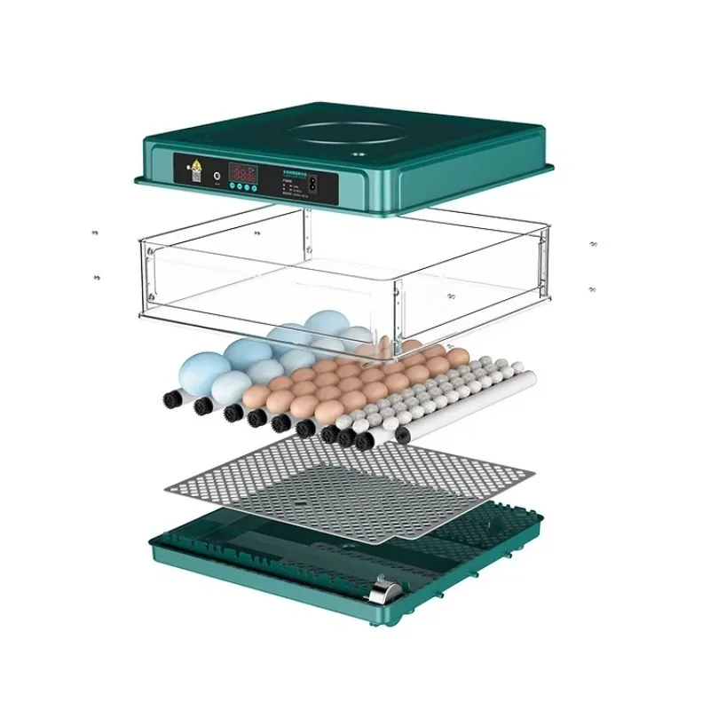 48 Egg Fully Automatic Hatching Incubator Machine for Chicken Quail Duck Goose Pigeon- Adjustable
