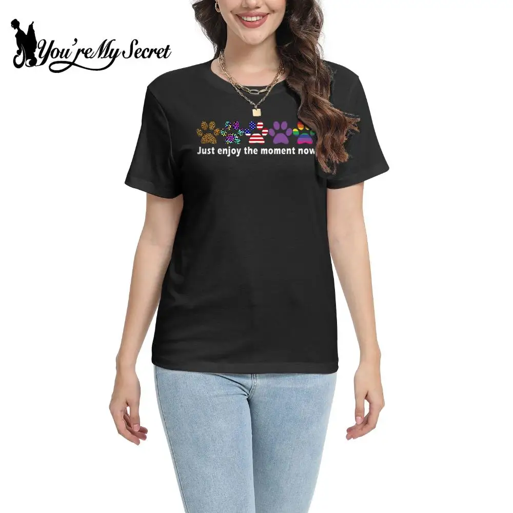 

[You're My Secret] Holiday Party Gay Bisexual T-Shirts Women Color Digital Printing Top Female Fashion Short Sleeve Clothing