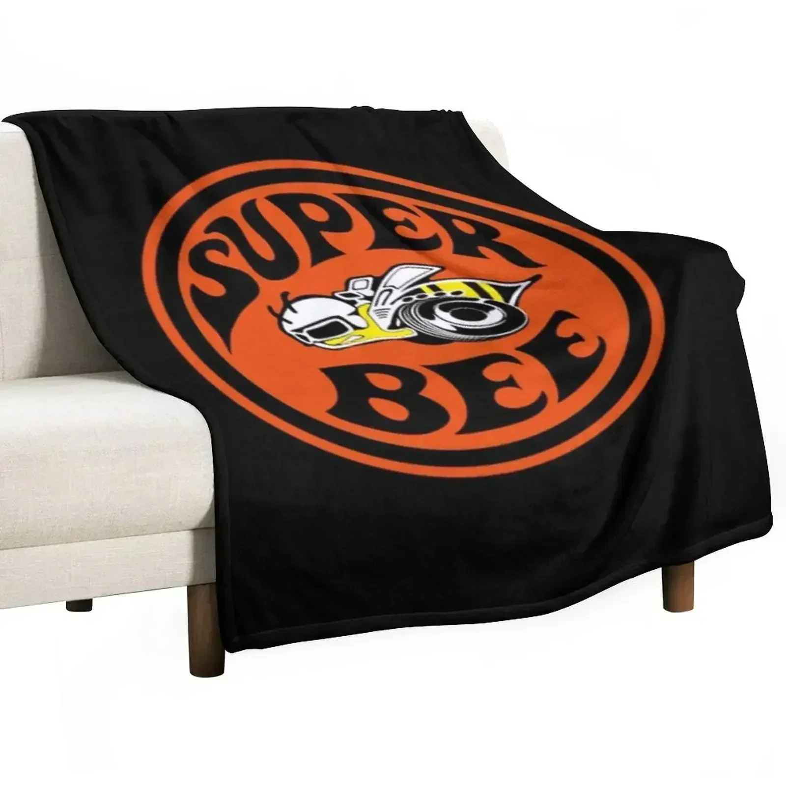 super bee Throw Blanket Soft Plush Plaid Flannels for winter Blankets For Baby Blankets