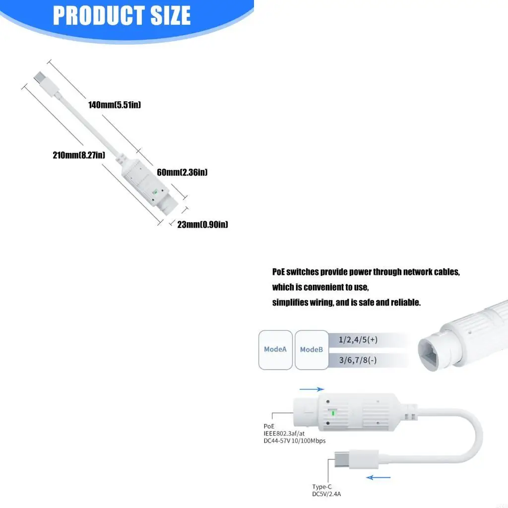 Type C To Poe Conve…