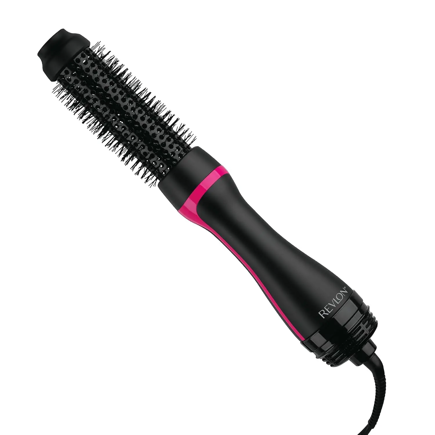 One-Step Hair Dryer and Styler - Root Booster Round Brush for Styling, Fast Salon-Quality Blowout, More Shine, Less Frizz (1.5 in)