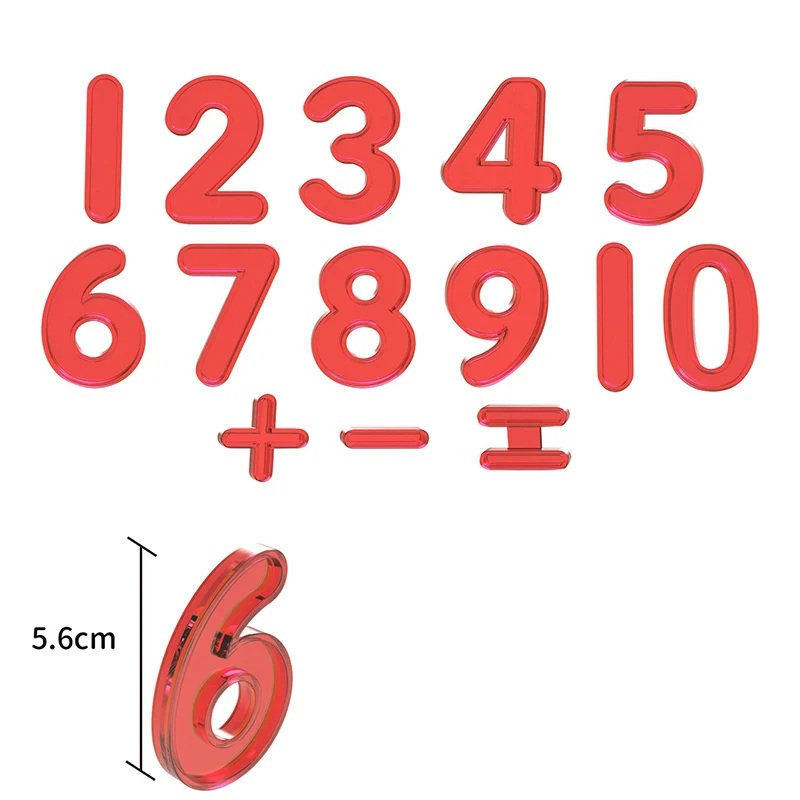 Transparant Alfanumerieke Spelling Woord Wiskunde Spel Regenboog Hoofdletters/Kleine Letters Engels Rekenkundig Leren Educatief Speelgoed