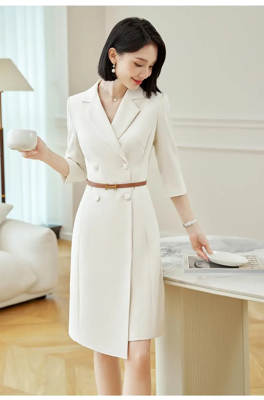 new spring autumn office lady plus size brand female women girls dress