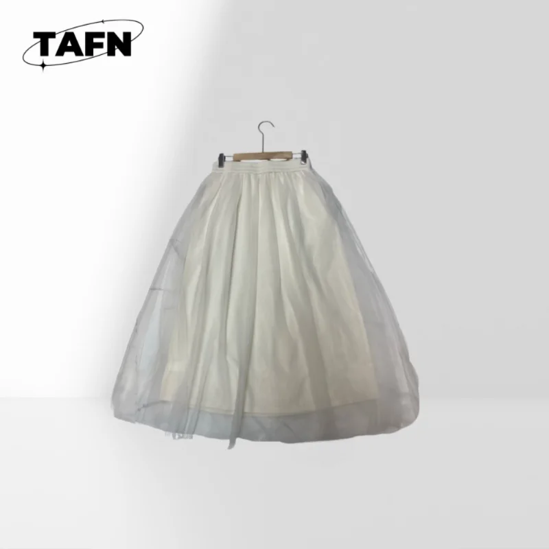 

Lightweight A-Line Skirt for Women Solid Color High Waist Midi Trendy Ribbed Mini Skirt for Women High Waist AJ1816