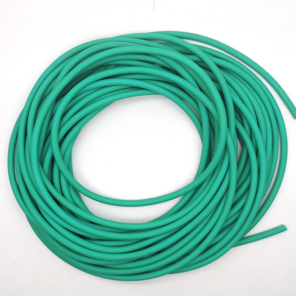 直径30メートル、厚さ5mmの無孔ソリッド弾性ゴム（天然ラテックス）ヨガロープ、スポーツ、エクササイズ、フィットネス用