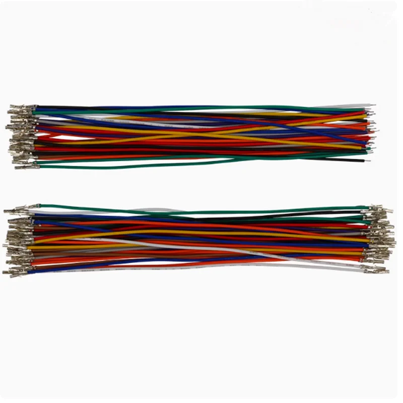 10PCS 5557/5559 Double-HEAD ชายและหญิง Terminal CABLE Double-headed สี Air Interlocking 10/15/20/30/50 ซม.