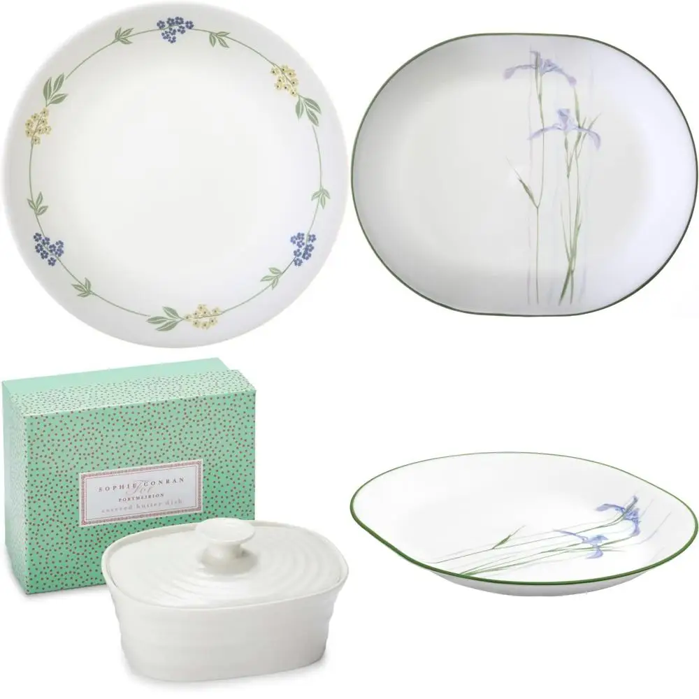 

livingware 6-3/4-inch bread and butter plate, secret garden