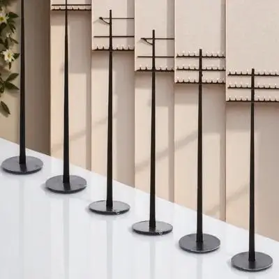

6Pcs Miniature Telegraph Poles for Micro Landscape Bonsai Garden Sand Table DIY Decor Plastic Scenario Scene Accessories