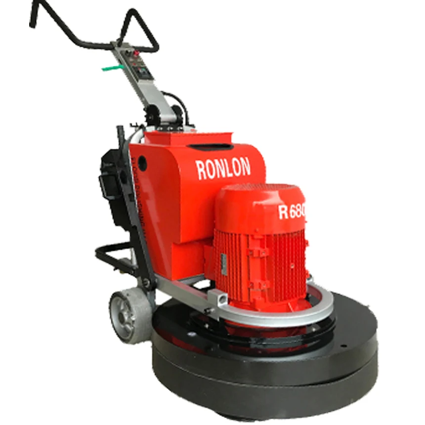 Ronlon Best selling R680 concrete grinder 2 years free warranty concrete floor grinding polishing sanding machine price