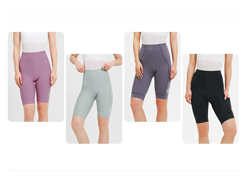 INBIKE Neue Sommer-Radlerhose für Damen, gepolsterte MTB-Fahrradhose mit Taschen, Radsport-Shorts für Frauen – Detail 2