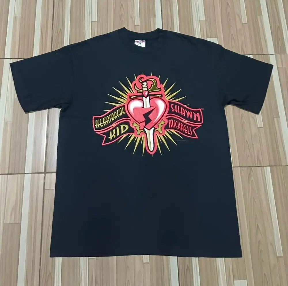 Vintage Shawn Michaels 1997 HBK Heart Break Kid  Wrestlng Rare T Shirt 90s XL