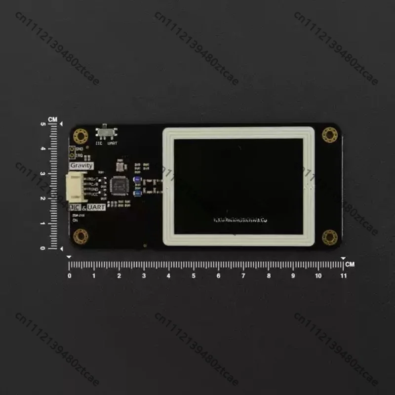 Gravity UART I2C NFC RFID Module, M1 NTAG Card Reading Writing Sensor Board Compatible with Mind+ Programming Software
