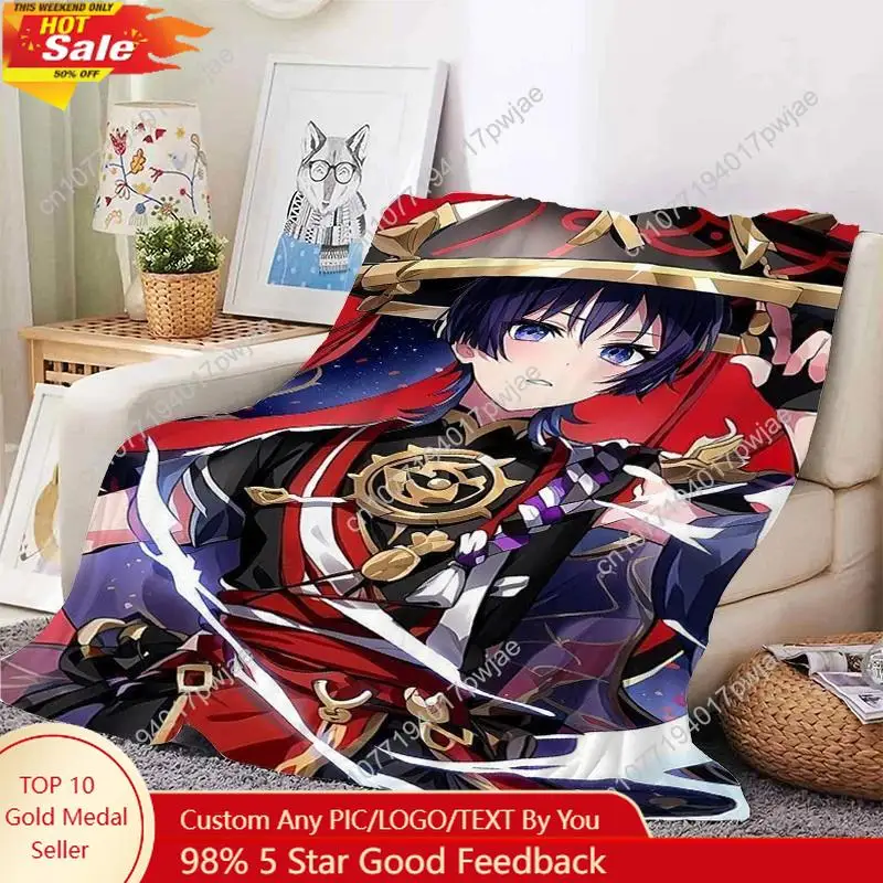 

Fleece Blanket Sofa King Size Scaramouche Warm Bed Camping Custom Nap Throws Fluffy Soft Blankets for Winter Custom blankets