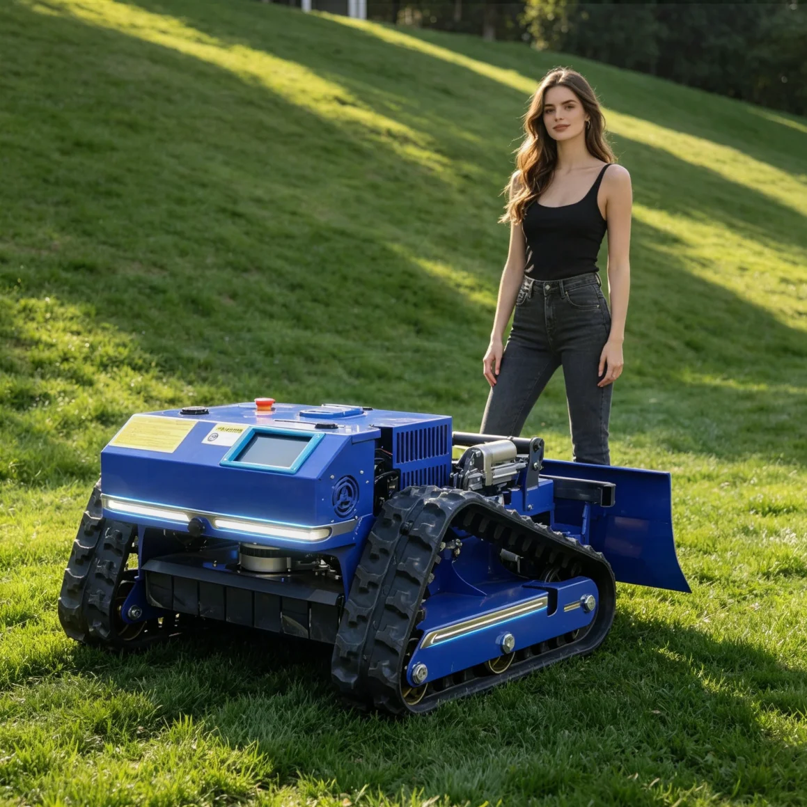 

Customized lawn mowers for sale Electric Robot Lawn Mower Obstacle Avoidance Household Outdoor Tool lawn mowers for sale