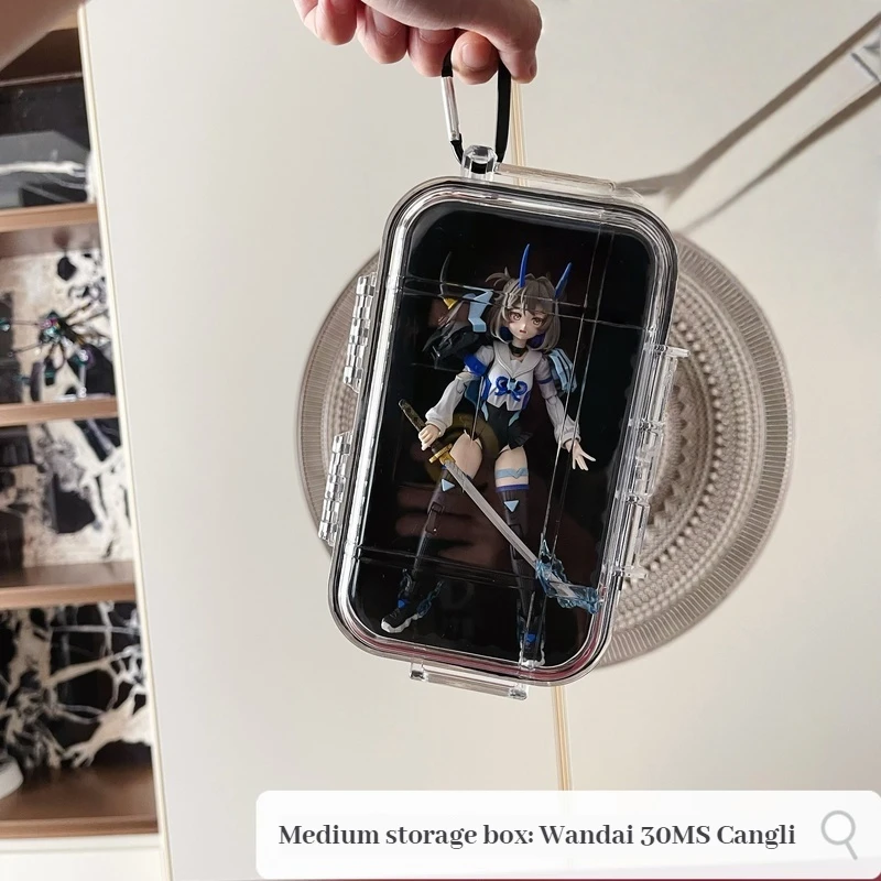 Anime Peripheral Model Transparent Display Box Storage Box Pendant Backpack Accessories Customized Collection Toys Gifts