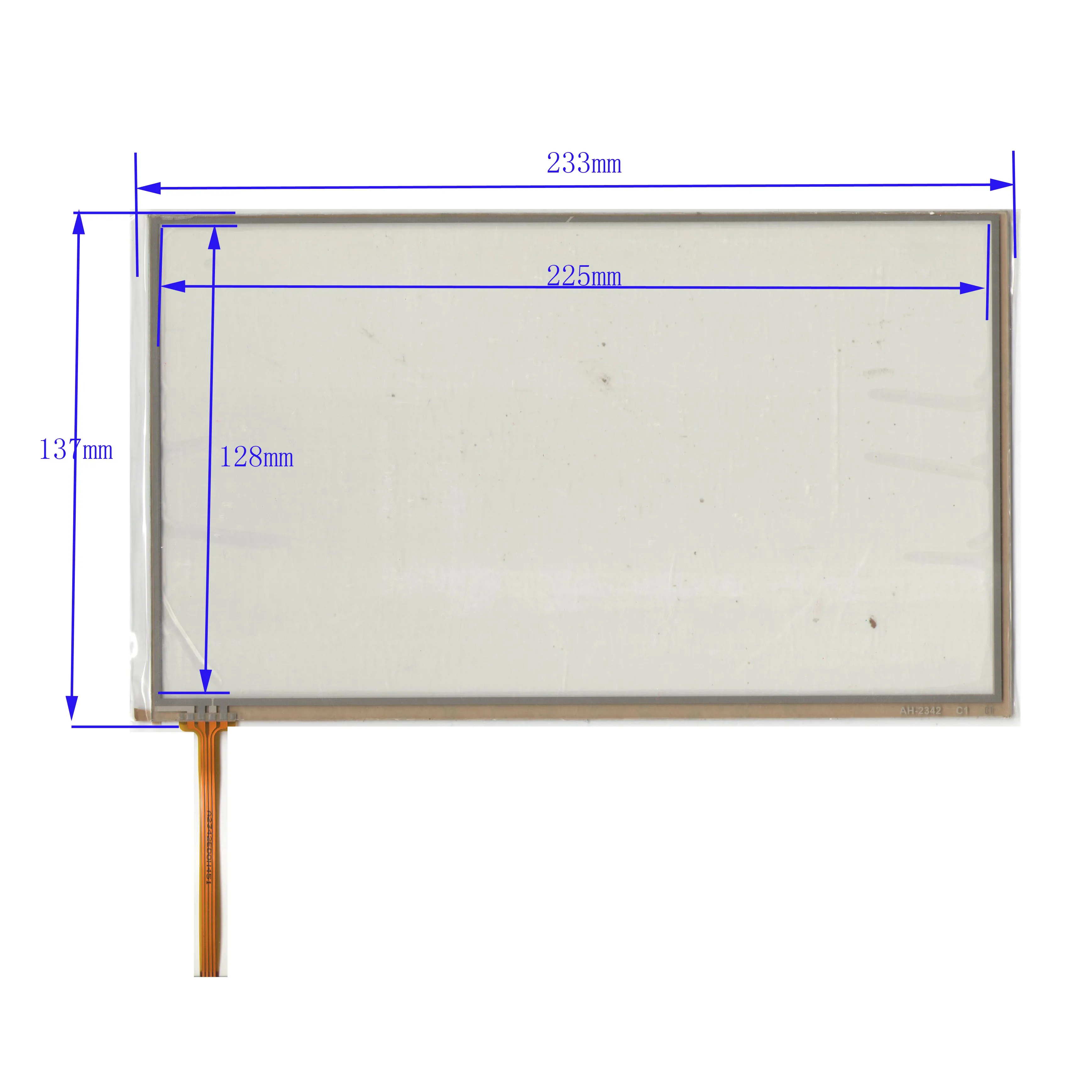 

ZhiYuSun AH2342 10.1Inch 233*137mm 4Wire Resistive TouchScreen Panel Digitizer glass for Industrial control general AH-2342