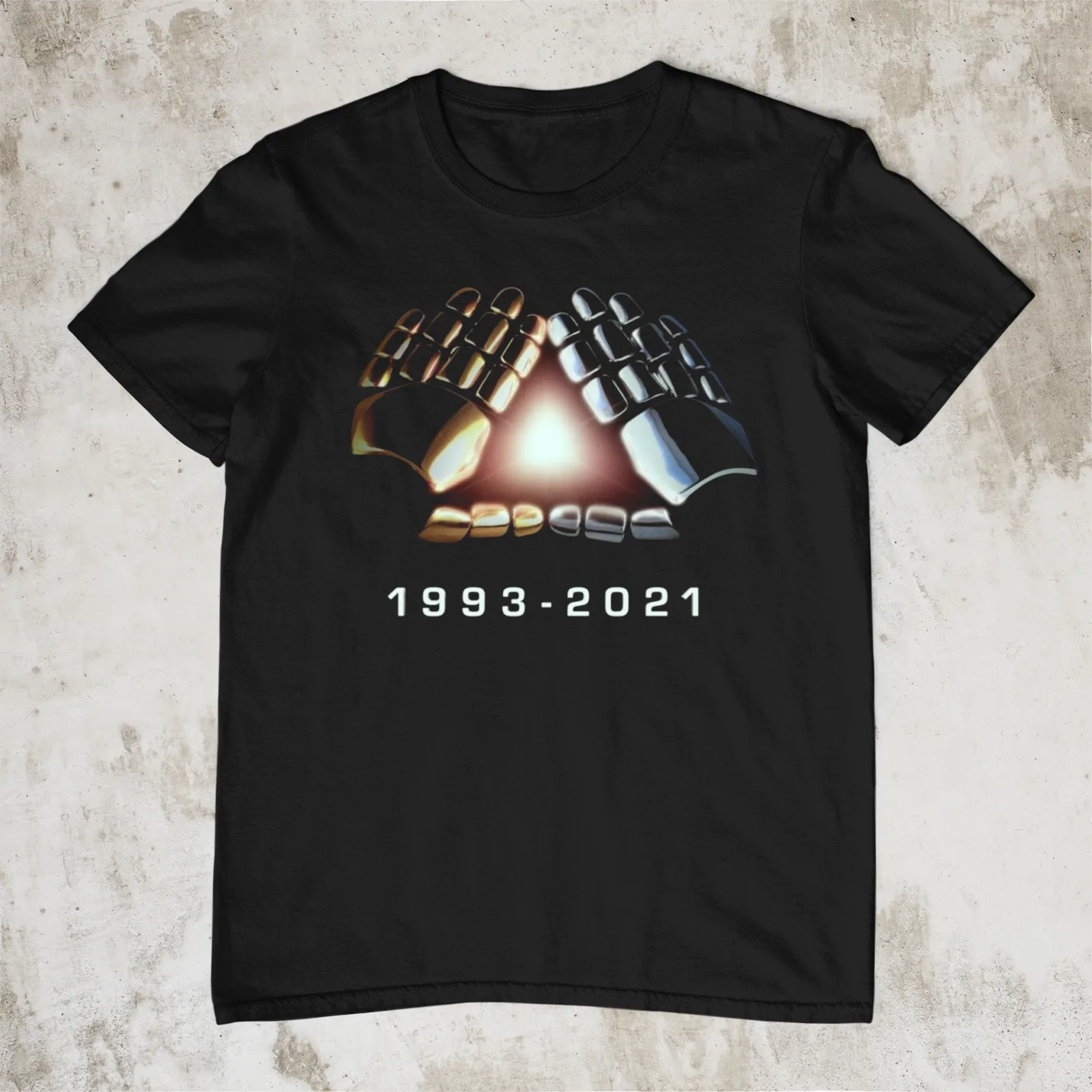 

Черная рубашка для фанатов Daft Punk unchaining-Alive 2021, все размеры