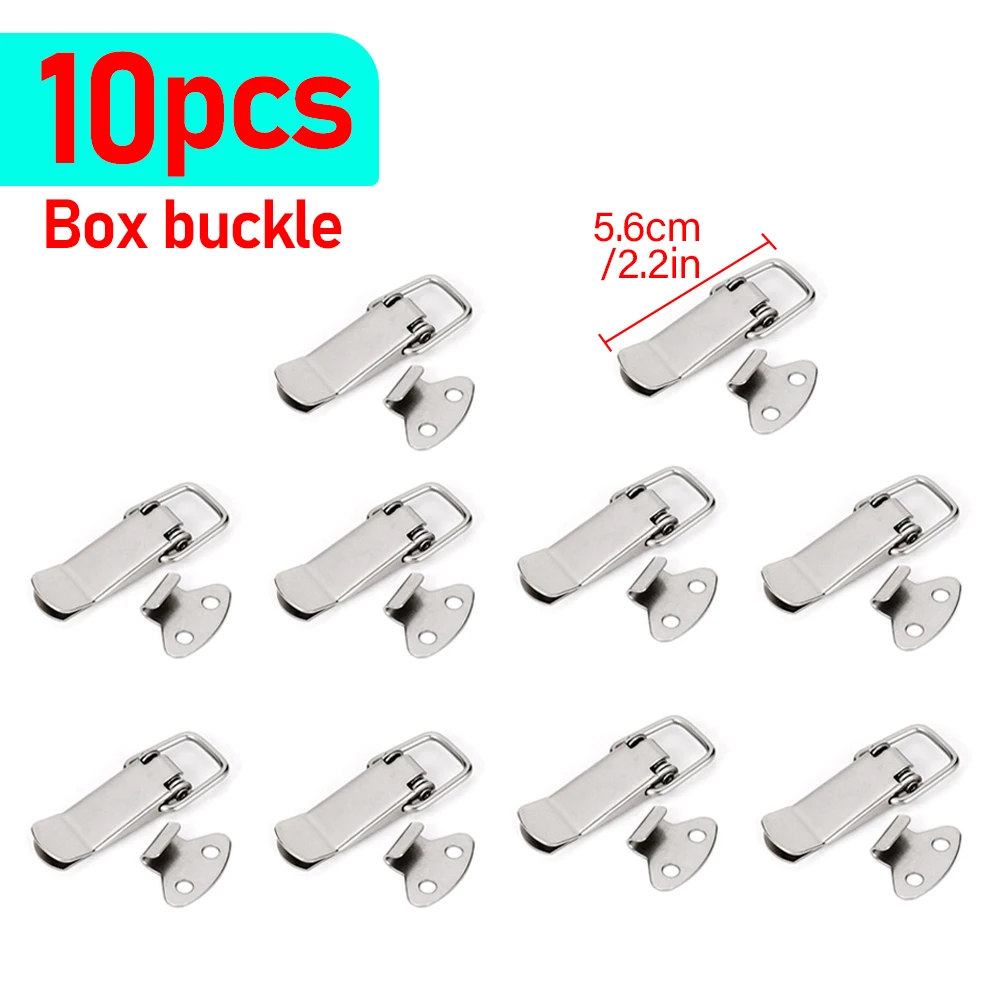 4/10/20PCS Toggle Latches Spring Loaded Clamp Clip Case Box Latch Catch Toggle Tension Lock Lever Clasp Closures Crate Lock Snap