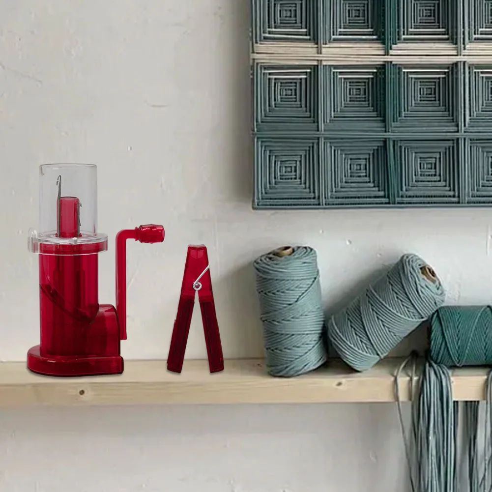 Easy Weaver Knitting Tool Mini Spool Knitter DIY Knitting Spool Knitter Hand Weave Crocheting Tools Embellish Craft Bracelet