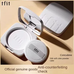 Tfit-オイルコントロールメイクパウダー,化粧品アクセサリー,長持ち,耐水性,24時間,メイク落としなし,韓国のプロの化粧品