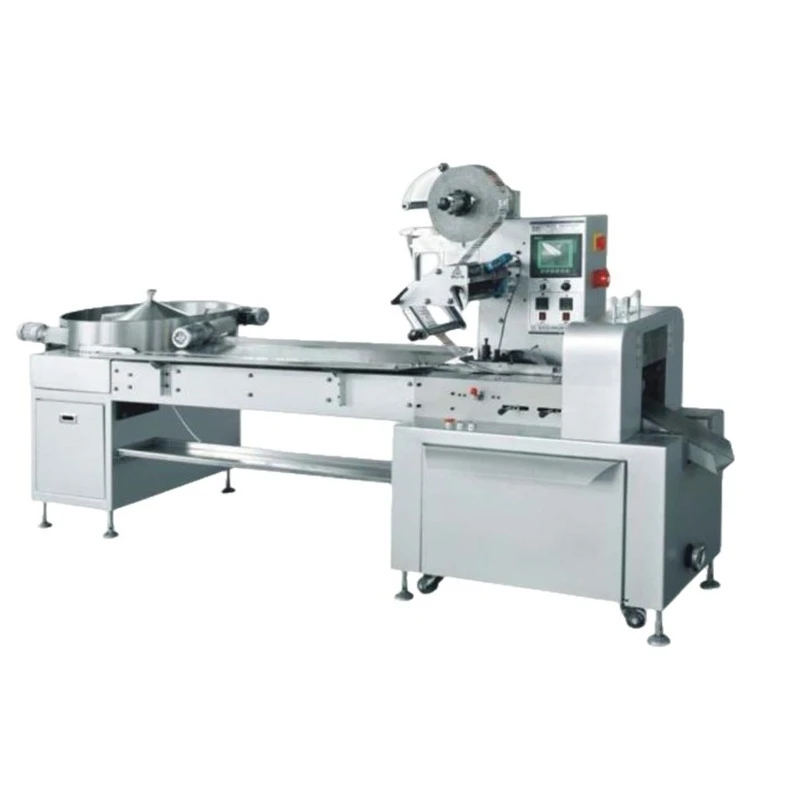 Candy filling material line packaging machine, peanut candy material line packaging machine