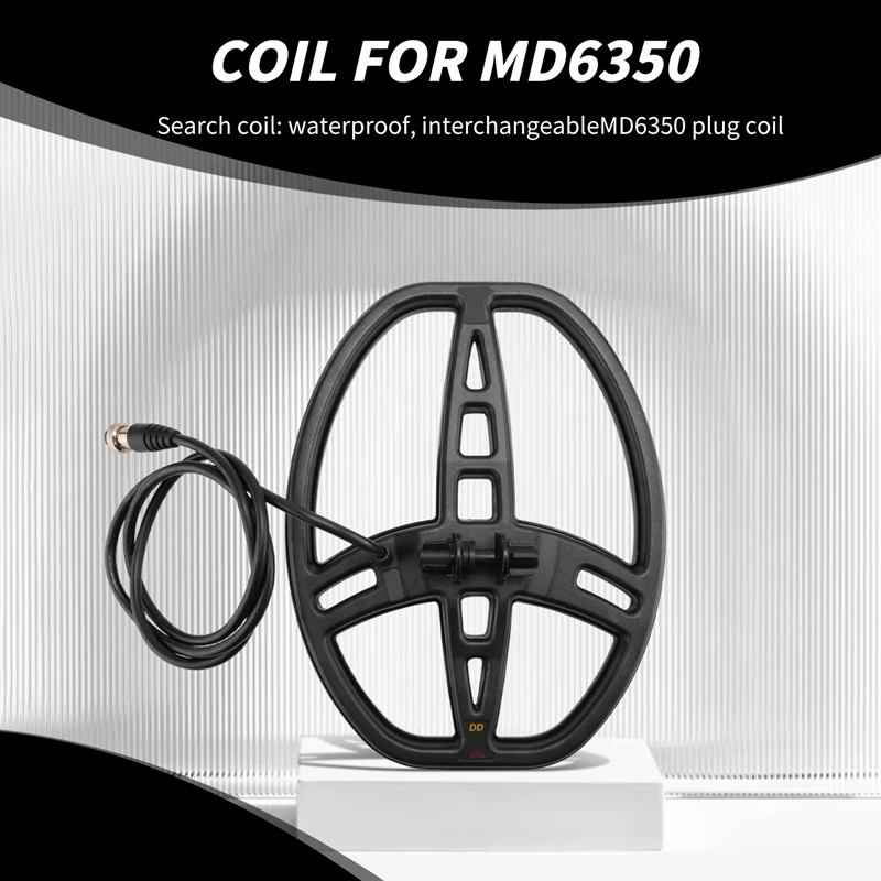 Professional Underground Metal Detector Coil For MD6350 Waterproof Coil