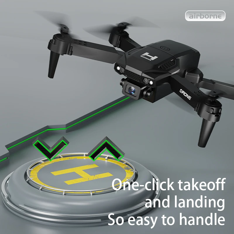 H4 WIFI FPV RC Drone HD 4K Dual Camera Groothoek RC Opvouwbare Quadcopter Dron Helikopter One Key Return speelgoed voor Kinderen Gift