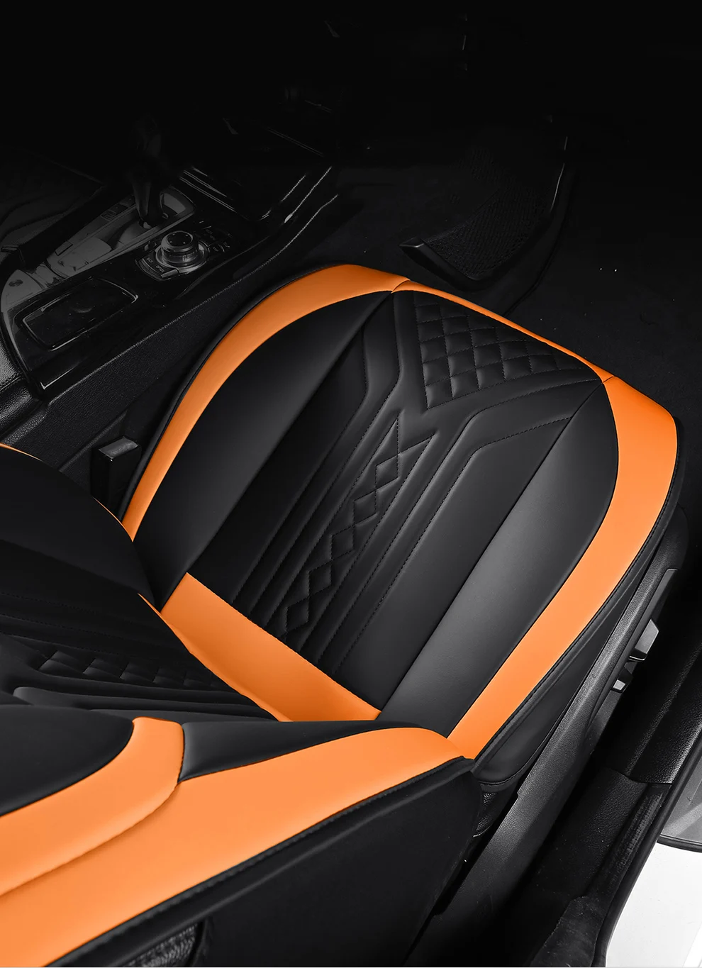Auto-Sitzbezüge Komplettset aus Nappaleder Universell Passend für BMW G21, Lexus NX350h, Mini Cooper F66, Nissan Rogue T33 Auto-Zubehör – Detail 2
